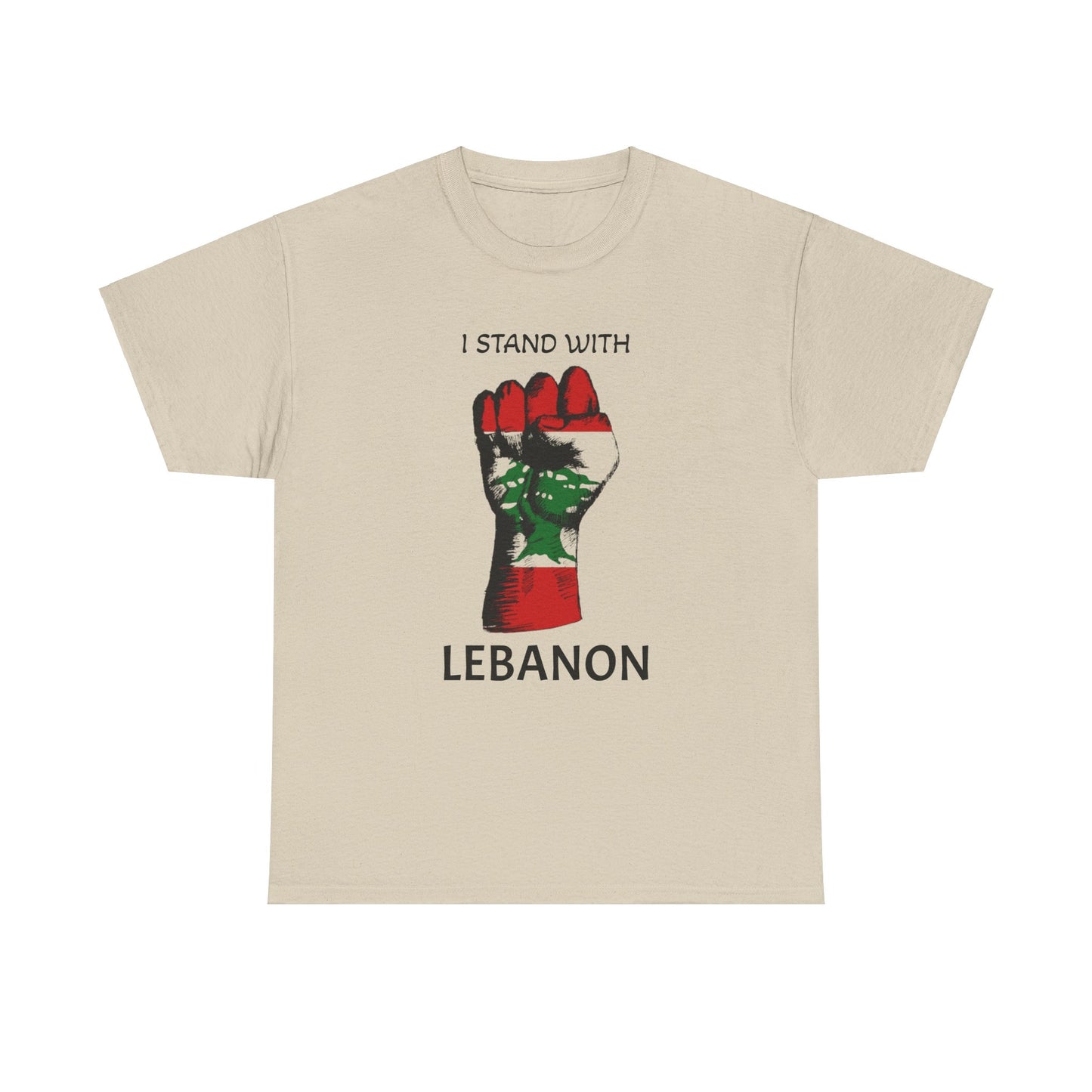 Elysance™ Cotton Tee - I Stand With Lebanon