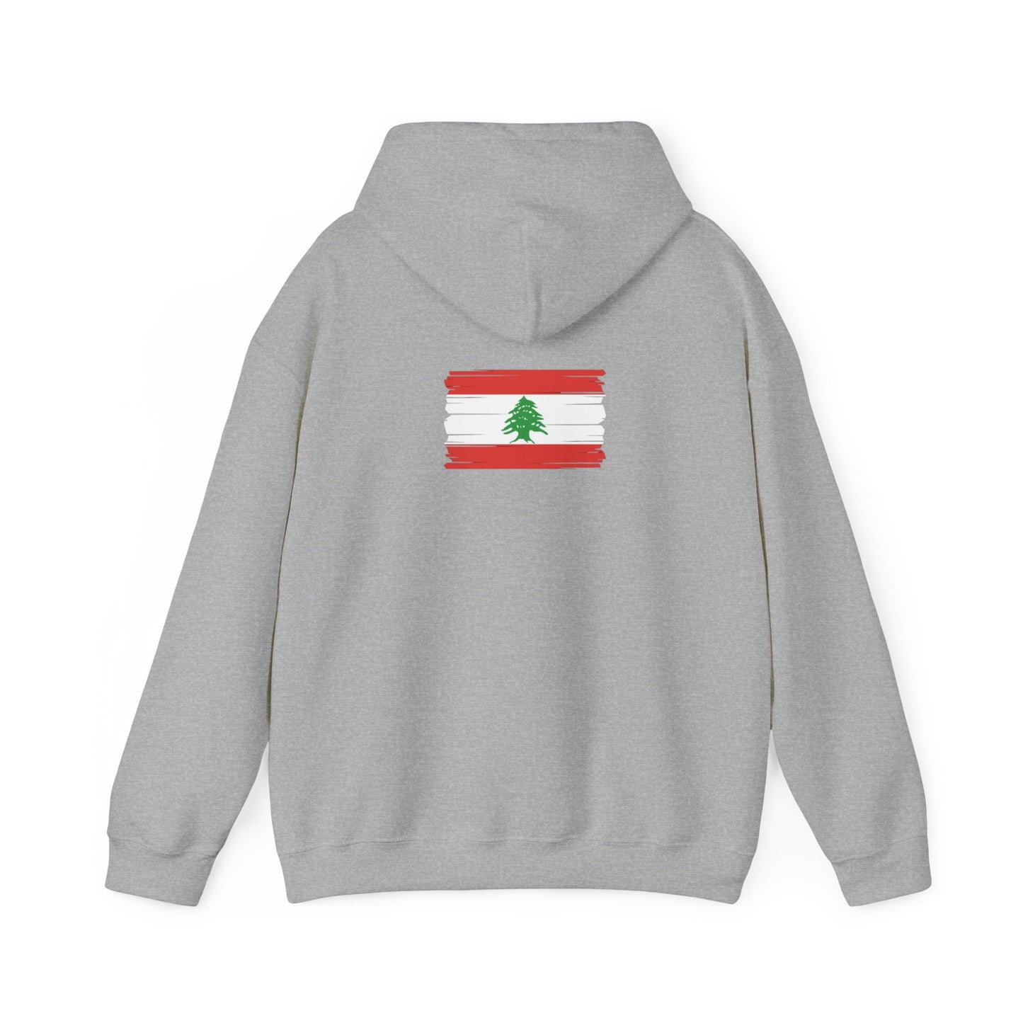 Elysance™ Hooded Sweatshirt - Lebanon Flag Back