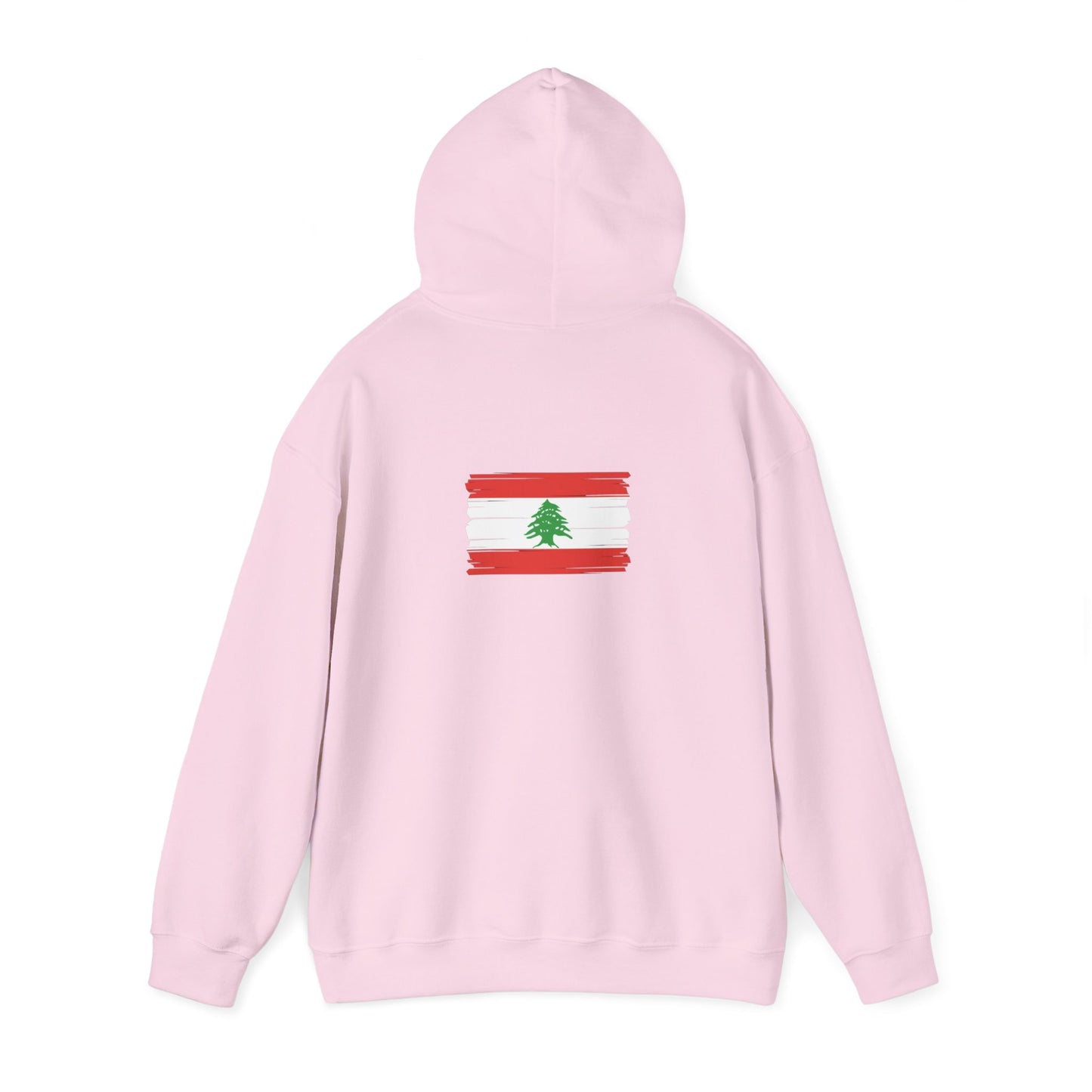 Elysance™ Hooded Sweatshirt - Lebanon Flag Back