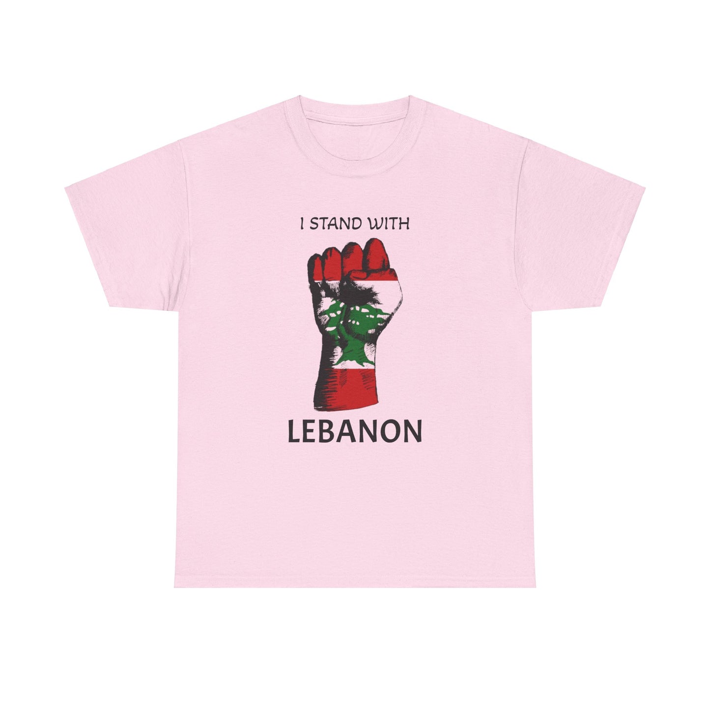 Elysance™ Cotton Tee - I Stand With Lebanon