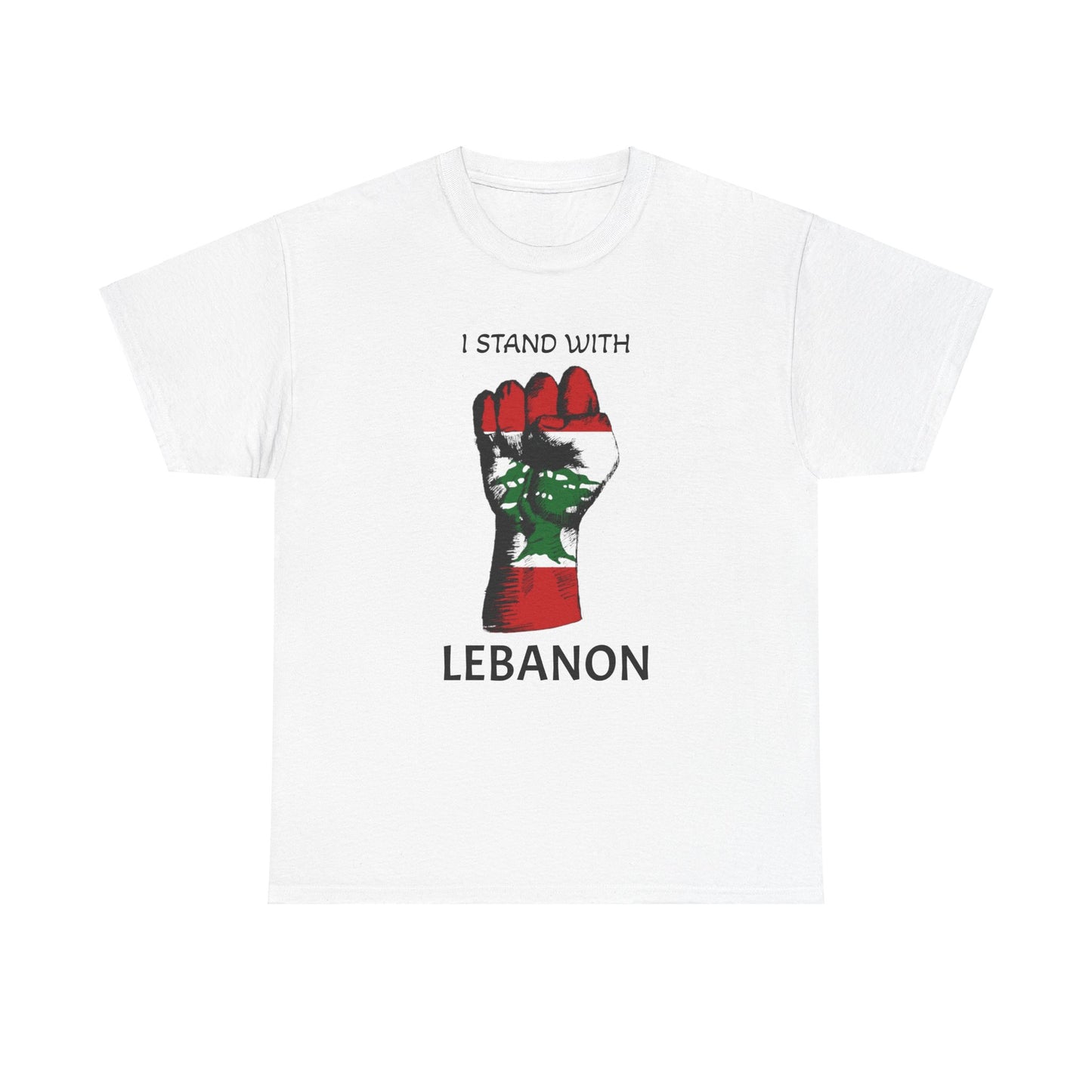 Elysance™ Cotton Tee - I Stand With Lebanon