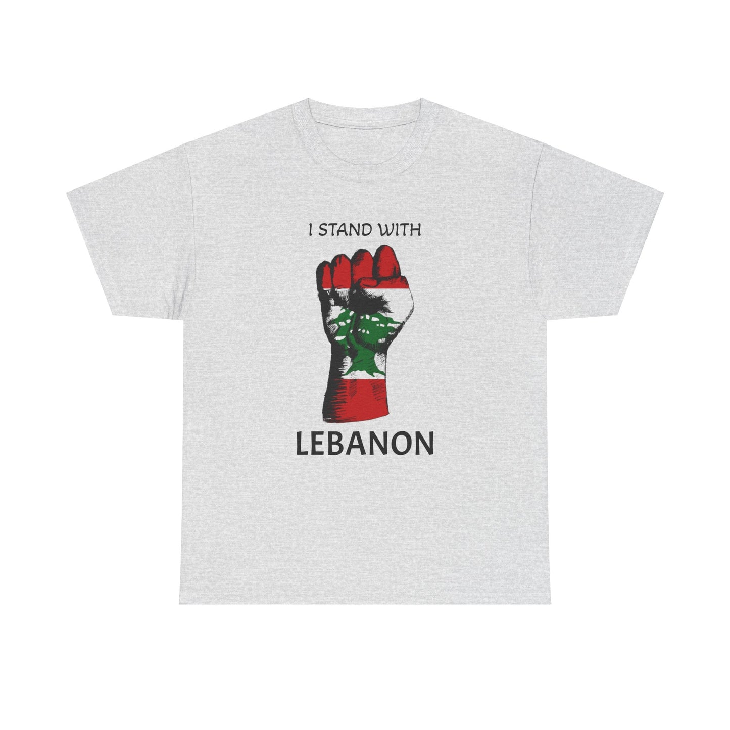 Elysance™ Cotton Tee - I Stand With Lebanon