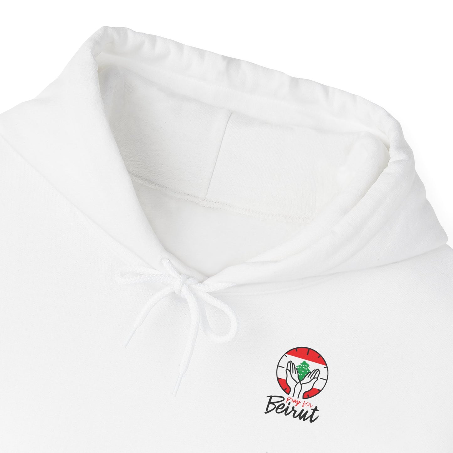 Elysance™ Hooded Sweatshirt - Lebanon Flag Back