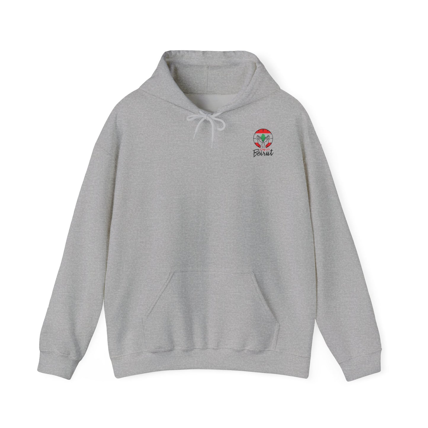 Elysance™ Hooded Sweatshirt - Lebanon Flag Back