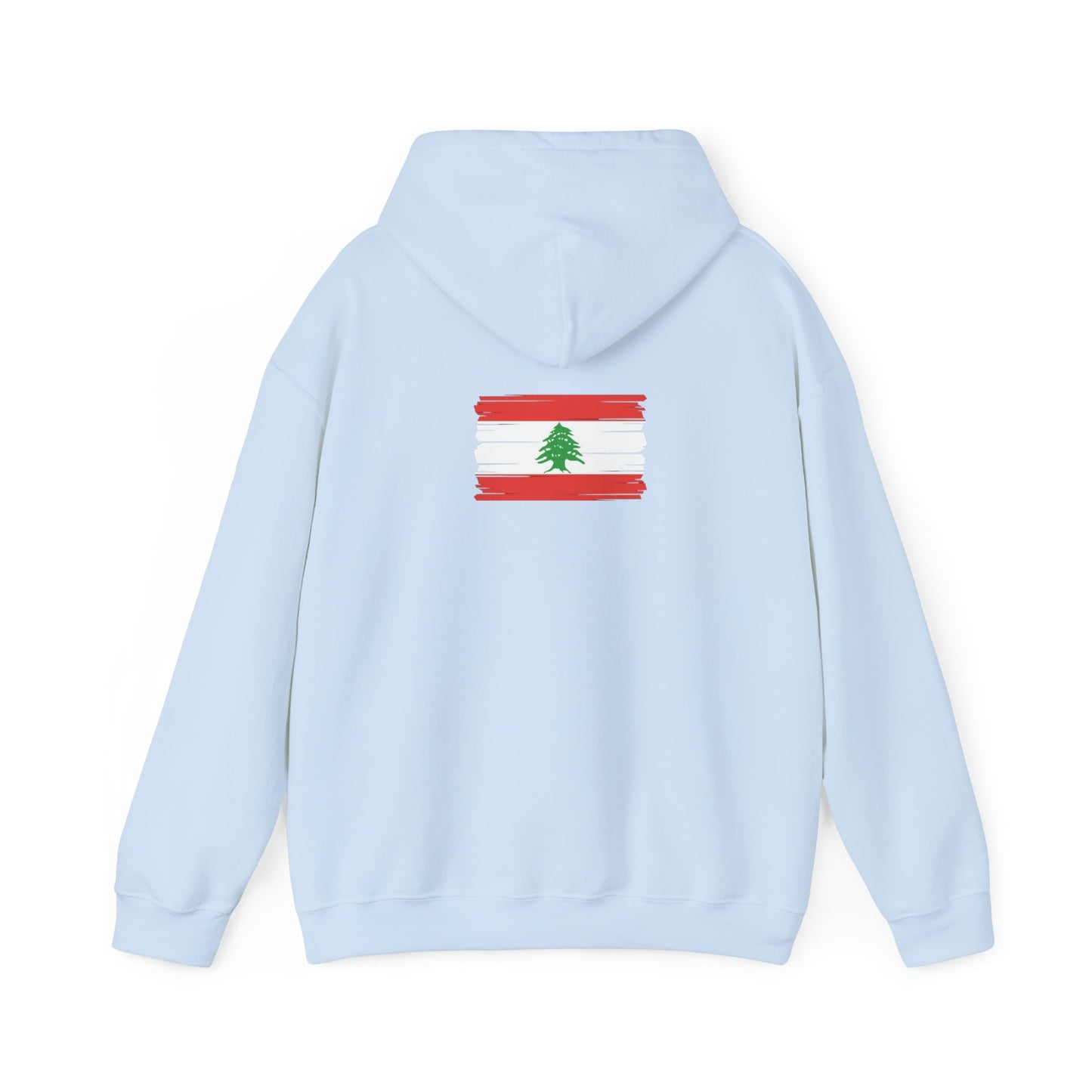 Elysance™ Hooded Sweatshirt - Lebanon Flag Back