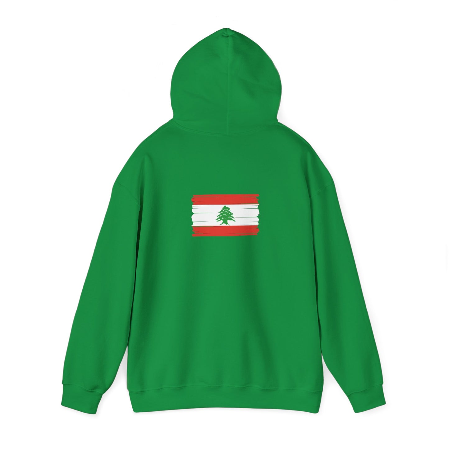 Elysance™ Hooded Sweatshirt - Lebanon Flag Back