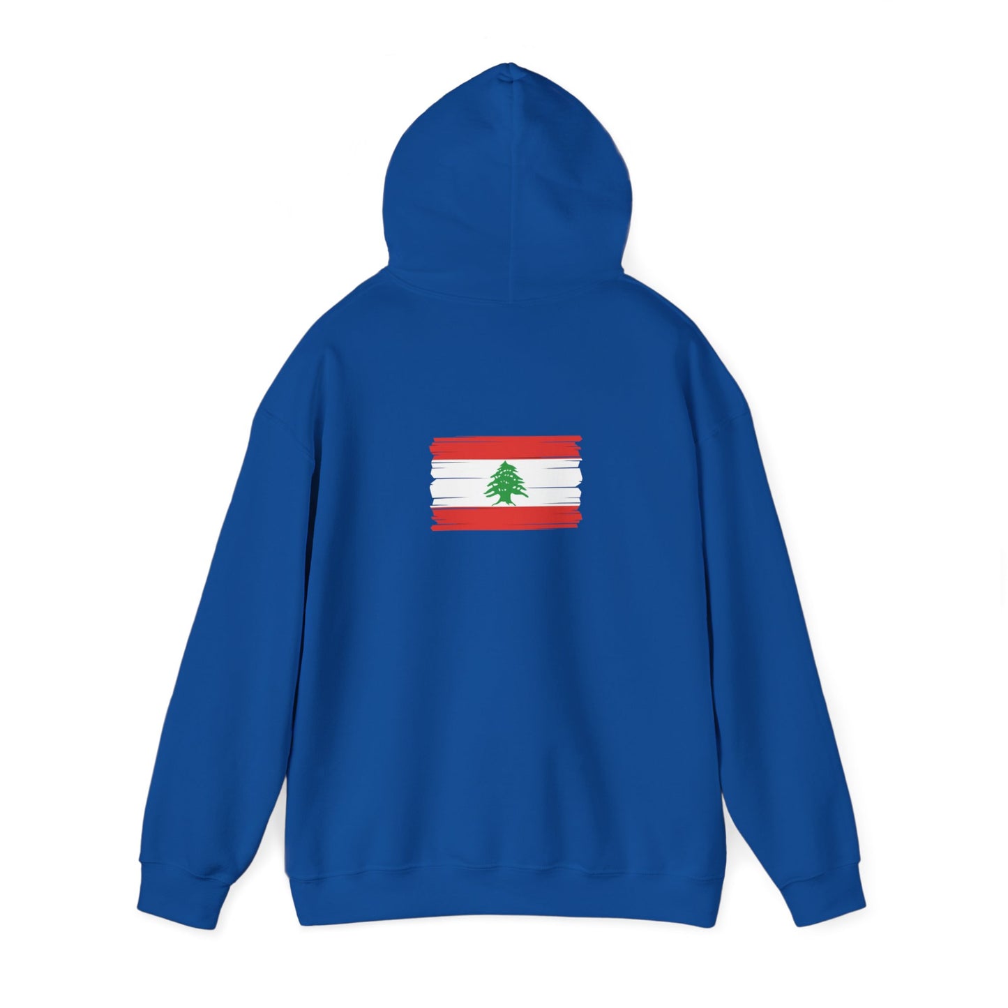 Elysance™ Hooded Sweatshirt - Lebanon Flag Back