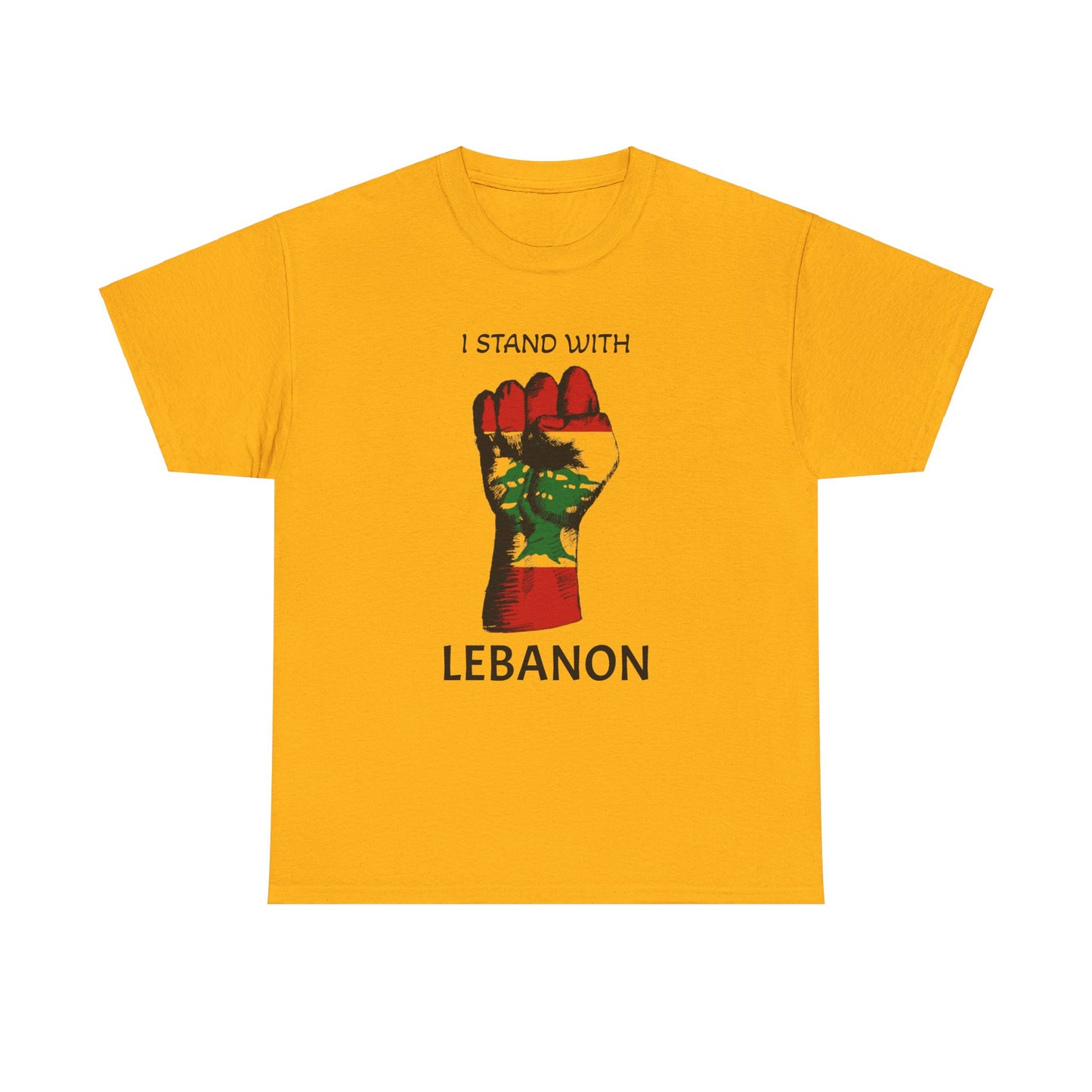 Elysance™ Cotton Tee - I Stand With Lebanon