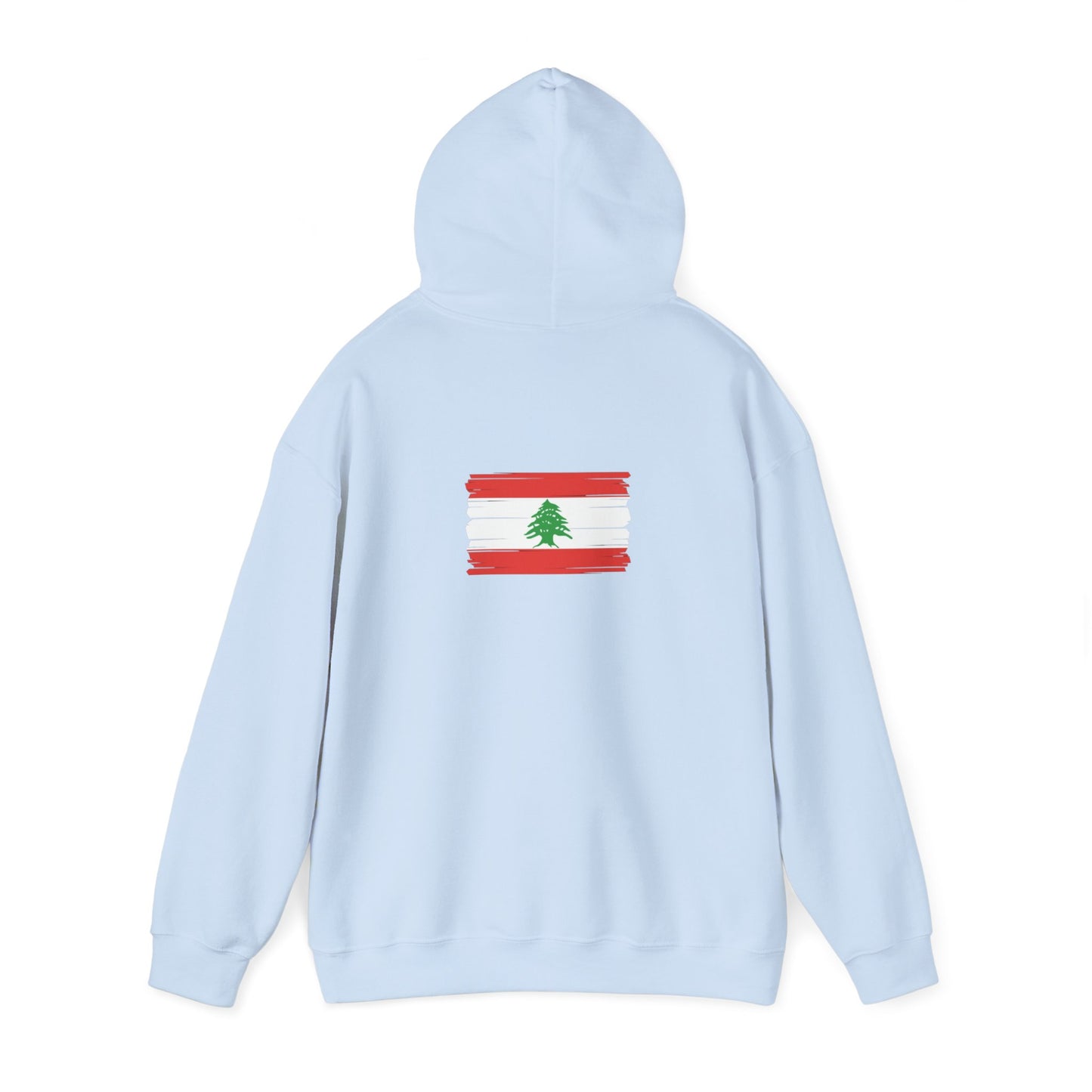 Elysance™ Hooded Sweatshirt - Lebanon Flag Back