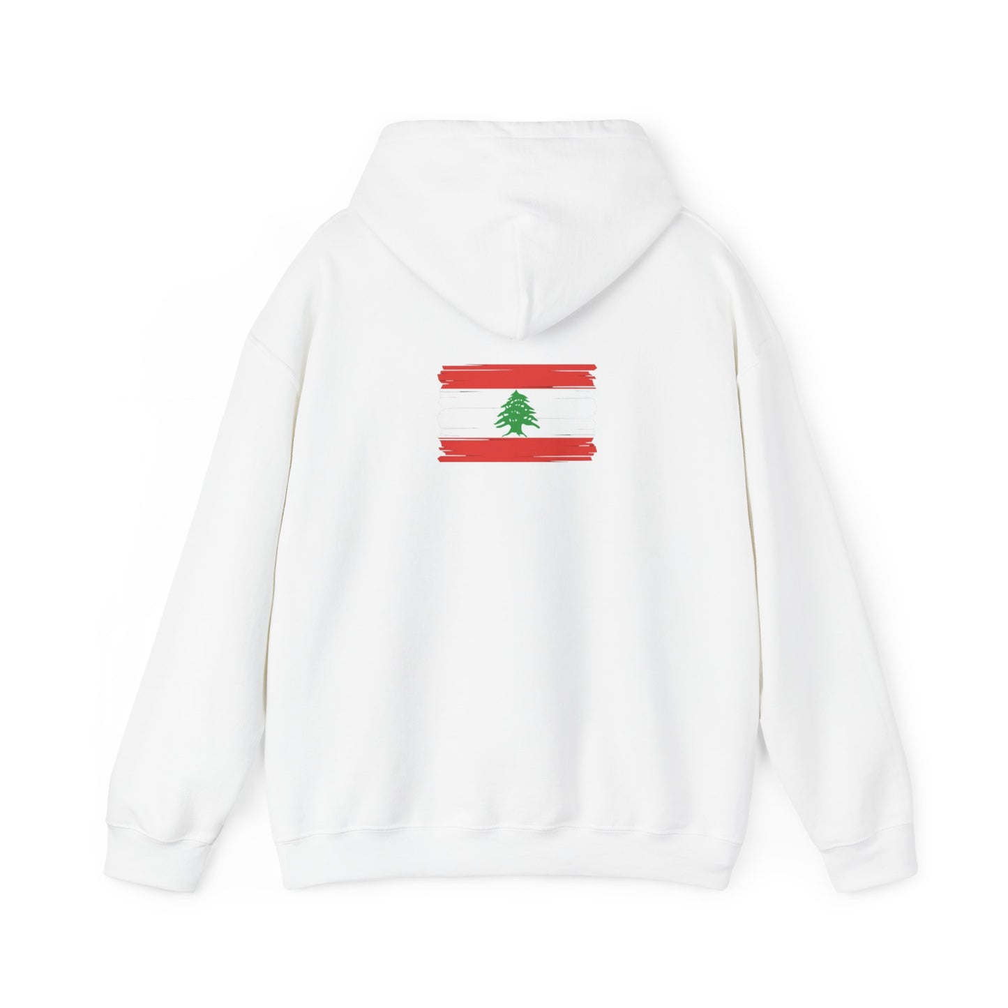 Elysance™ Hooded Sweatshirt - Lebanon Flag Back