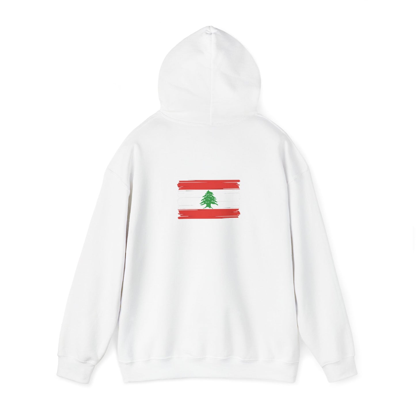 Elysance™ Hooded Sweatshirt - Lebanon Flag Back