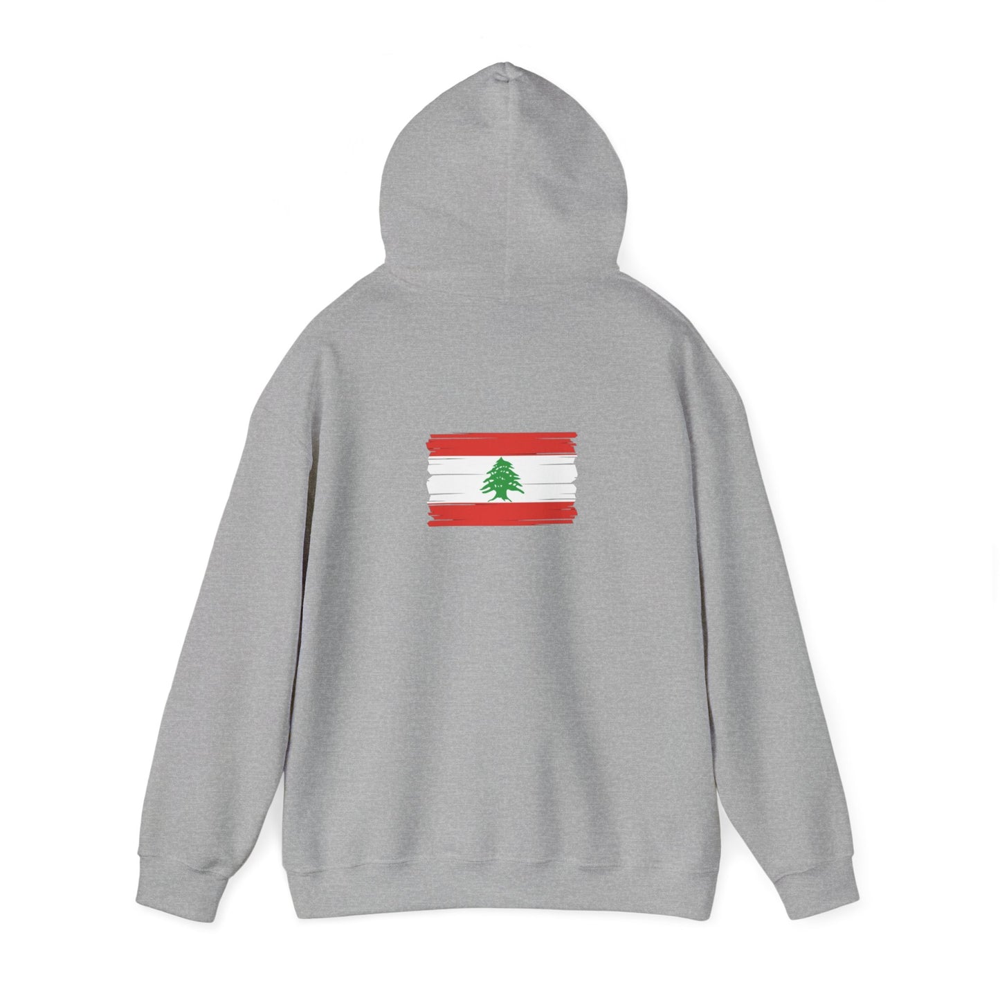 Elysance™ Hooded Sweatshirt - Lebanon Flag Back