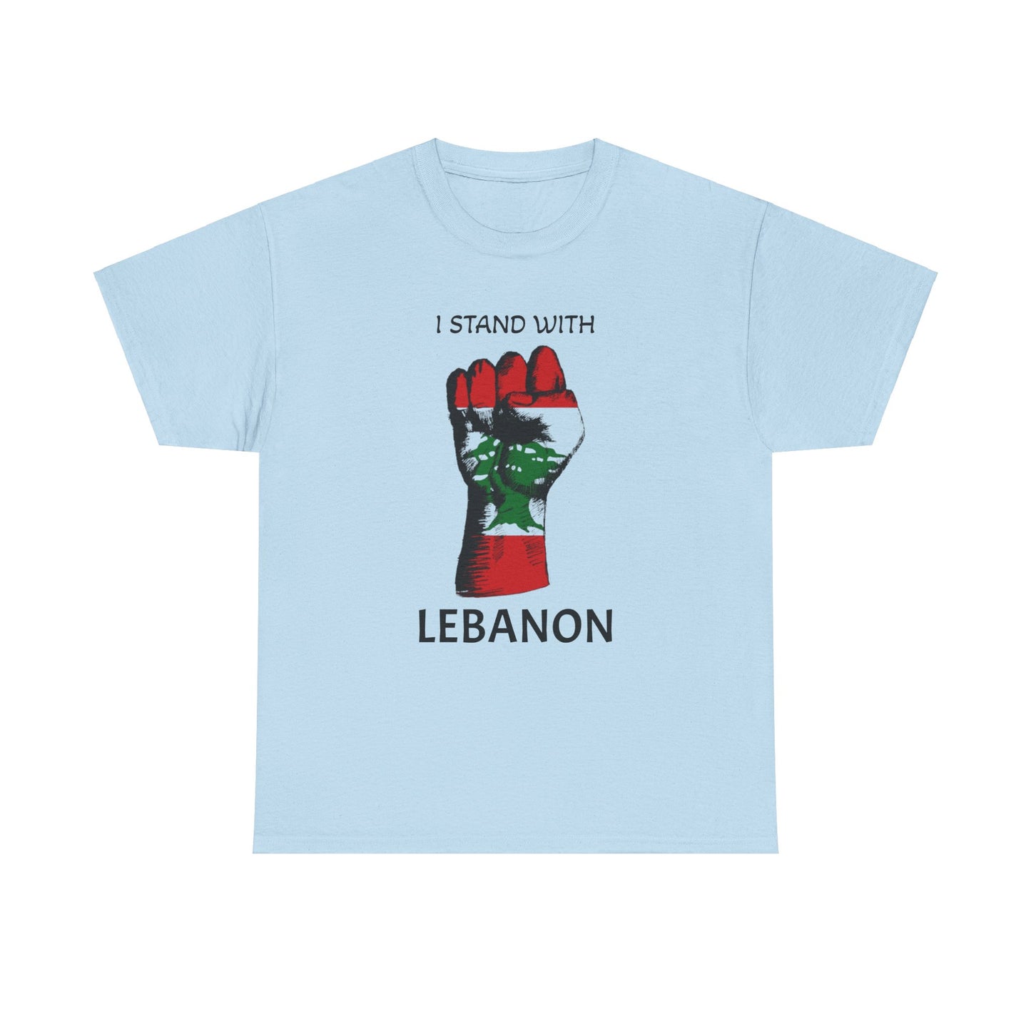 Elysance™ Cotton Tee - I Stand With Lebanon