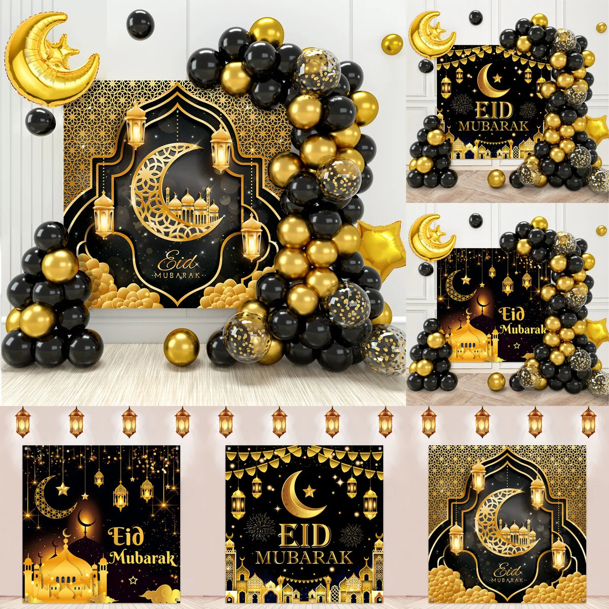 Elysance™ Eid Mubarak - Beautiful Background Decoration Sets